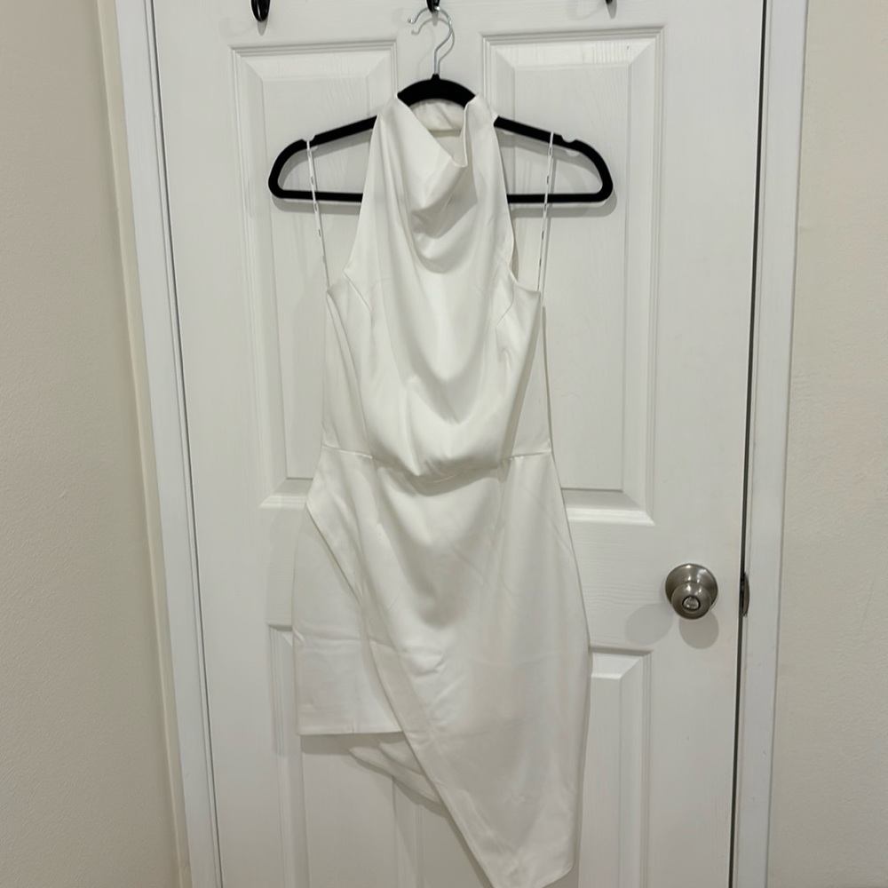 Elliatt Camo Dress in white